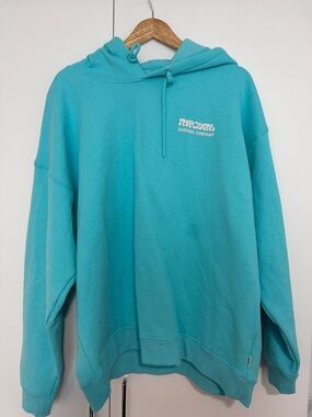 Rip Curl Teal Hooded Pullover with Chest Tag